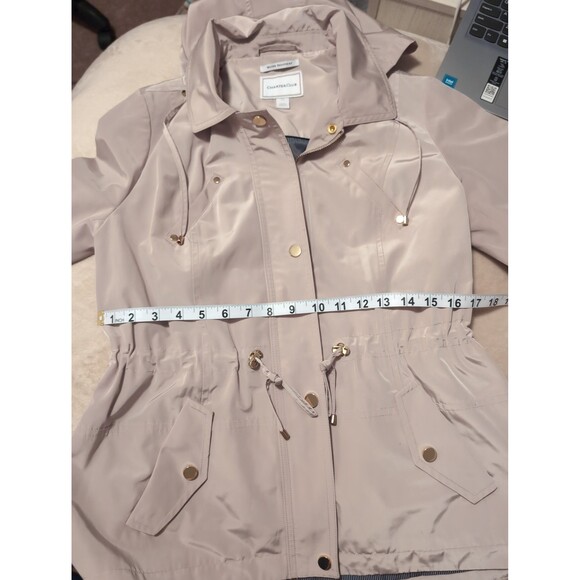 New charter club petite small rain coat - Picture 7 of 8